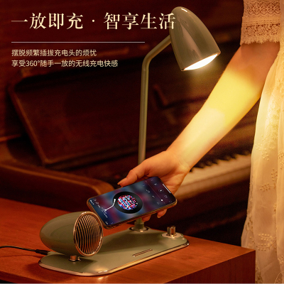 HYUNDAI合金复古蓝牙音箱YH-F168无线外放音质出色(颜色:灰,绿,无备注,随机发货)