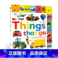 [正版]DK出版 My First Things That Go Let's Get Moving 启蒙学交通工具 英