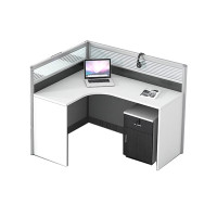 德诚和办公工位屏风工位320款L字型单人位1500*1500*1200mmH组