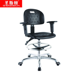 圣斯顿 防静电工作椅带扶手 S-CH19FS 455*470*935-1135mm 黑色 张