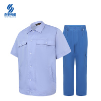 铁美风华 夏季短袖工作服(蓝) 各号 1套