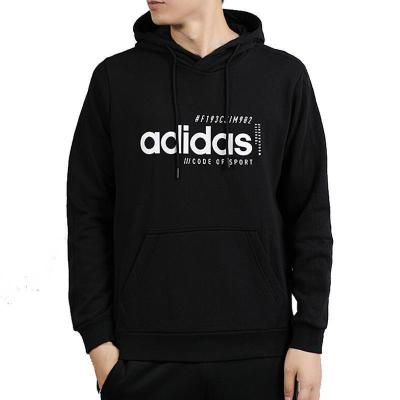 Adidas阿迪达斯男装秋新款运动服休闲时尚舒适卫衣跑步训练针织连帽套头衫EI4622C