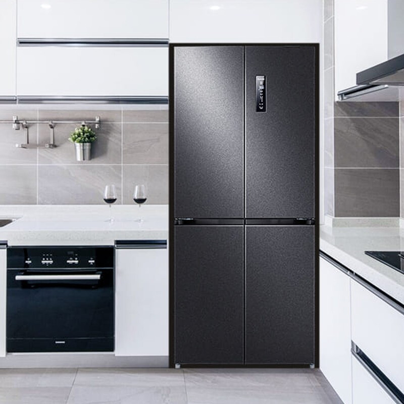 美菱(meling) 星辰系列 415升 十字对开门 冰箱 一级能效 风冷无霜