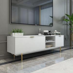 北欧2.4米轻奢电视柜茶几组合现代简约客厅多功能储物高脚地柜