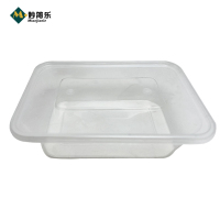 妙简乐 一次性餐盒 300只装650ml带盖方形 件