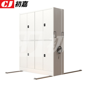 初嘉(CJ)手摇密集架移动档案柜钢制轨道密集柜 一列2组