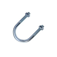 伟鹏双兴 镀锌U型螺丝管卡抱箍 DN400*M16 个