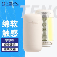 日本进口典雅(TENGA) Puffy PUF触感男用柔软自慰杯手动飞机杯反复使用男用训练工具自慰器成人情趣性用品拿铁棕