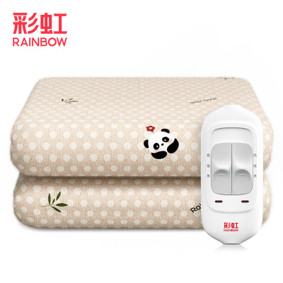 彩虹电热毯正品双人学生宿舍2025新款双控调温开关