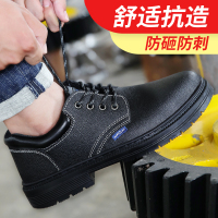 蓝鸥盾劳保鞋男四季防砸防刺穿欧标钢包头耐磨舒适安全防护功能鞋