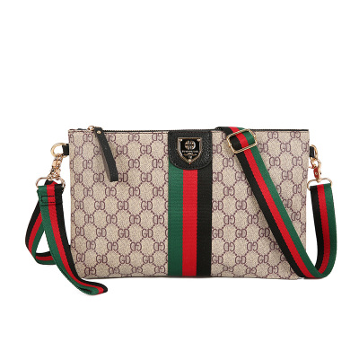 NEWLAKE手包女简约印花小包包女2020新款潮韩版大容量信封单肩包斜跨包女女斜挎包