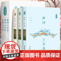 全套3册 唐诗宋词三百首正版全集 古诗大全集书全中国古诗词书籍小学生高中初中版鉴赏辞典诗集诗歌古文经典国学精选宋诗300