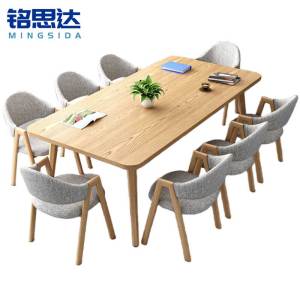 铭思达长条桌2米一桌八椅套