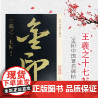 金印中国著名碑帖 王羲之十七帖 碑帖 临摹练习 上海人民美术出版社