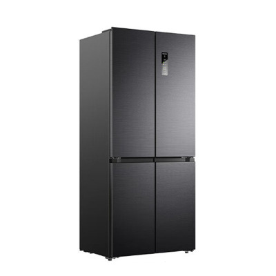 美菱AI冰箱503十字四门对开门59.9cm双系统零平嵌超薄除菌除病毒保鲜大容量冰箱BCD-503WSPU9CZ 灰