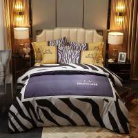 安居先森焕彩喷气全棉印花单人床三件套活性印染员工宿舍常用0.9米床/1.2米床D1595