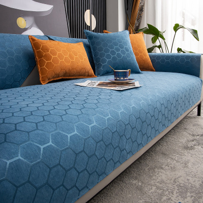 幸福派四季沙发垫套装防滑沙发坐垫子123组合雪尼尔春夏季沙发垫布艺北欧简约沙发套罩巾贵妃定制全包支持定制飘窗垫子坐垫