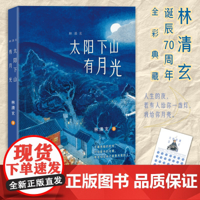 太阳下山有月光 林清玄著 林清玄诞辰70周年全彩典藏 正版书籍 中国致公出版社 人民日报 人民网 人民日报公众号反复纪念