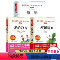 [正版]六年级必读快乐读书吧 童年书高尔基+小英雄雨来书+爱的教育原著全套3册小学生四五六年级必读课外阅读书籍儿童文学