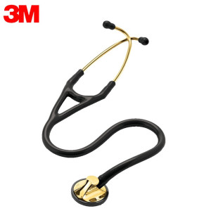 3M听诊器Littmann大师级心脏专科单面成人儿童听诊器医生专用2175限定黑金版