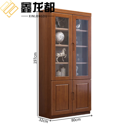 鑫龙都书柜两门个