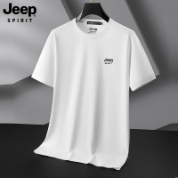 Jeep spirit短袖男夏季男士T恤圆领运动美式休闲运动上衣宽松大码