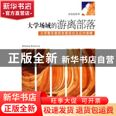 正版 大学场域的游离部落:大学青年教师发展现状及应对策略 张俊