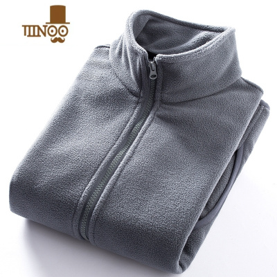 YANXU卫衣男款青年抓绒外套男摇粒绒开衫双面绒夹克冲锋衣加厚内胆