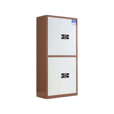 正斌保密柜财务档案柜文件柜办公室资料储物柜保险柜电子密码国保锁通双节咖框白门-电子密码锁