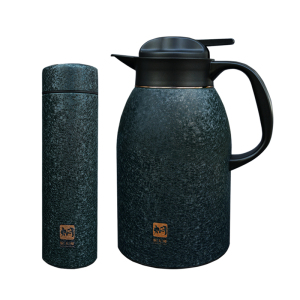 焖大师锦鲤商务套装MT1602W升级款保温壶保温杯组合套装经典商务