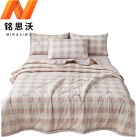 铭思沃四件套1.5*2.0m床 粉格 套