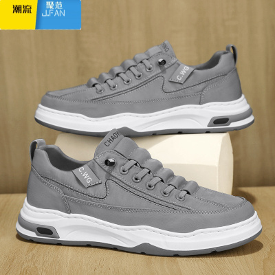 聚范帆布男鞋夏季2024年新款一脚蹬冰丝透气工作布鞋软底休闲运动板鞋