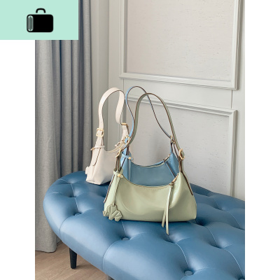 包包2020新款潮腋下包复古百搭单肩包女流行法棍小众设计NEW LAKE女士单肩包