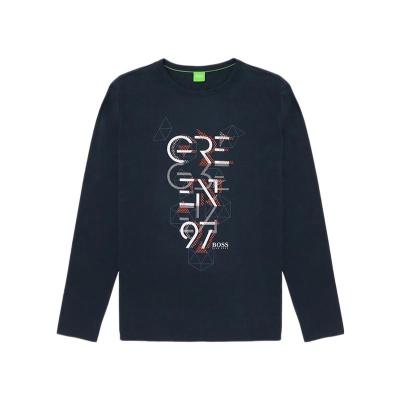 Hugo boss奢侈品服饰男圆领长袖T恤 TOGN150271057-410 时尚百搭
