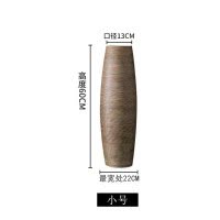 景德镇欧式陶瓷落地花瓶大号客厅家居现代简约装饰摆件干插花套装 三维工匠 太阳花