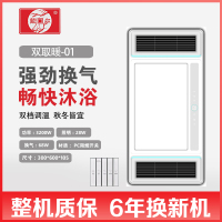 戴回尔 智能电器 浴霸(双取暖-01)集成吊顶式风暖卫生间家用取暖五合一嵌入式浴室暖风