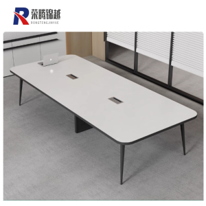 荣腾锦越 会议桌办公桌培训桌 简约款 米