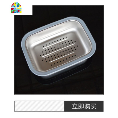 不锈钢沥水蓝厨房沥水篮沥水盆洗菜篮碗碟篮滴水蓝水池菜篮洗菜篮 FENGHOU 方孔340*240*85外径