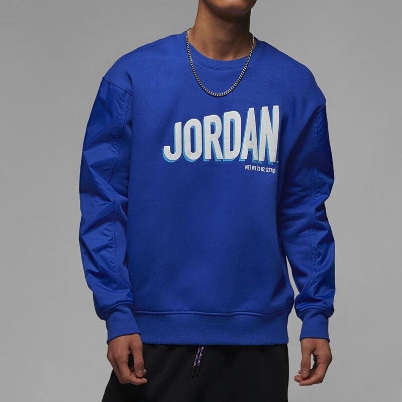 Nike/耐克卫衣JORDAN运动休闲加绒保暖男装套头衫DV7589-480 D