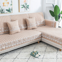 家柏饰(CORATED)四季通用防滑沙发垫坐垫子布艺全包萬能沙发套罩沙发盖布沙发巾 罗兰卡 90*70cm