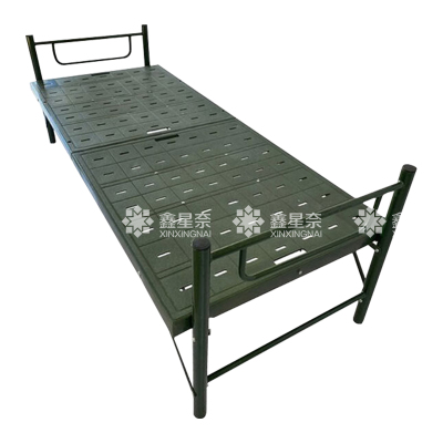 鑫星奈 绿色单人两折折叠床