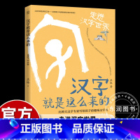 走进汉字世界 [正版]6册湘少汉字就是这么来的走进汉字世界孟琢讲诉中国文字发展演变史小学生三四五六年级课外书必读老师阅读