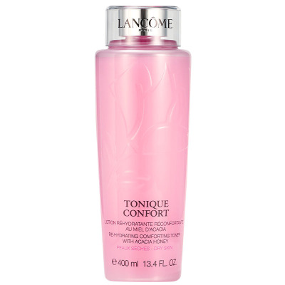 原装进口兰蔻(LANCOME)大粉水400ml兰蔻玫瑰水爽肤水柔肤水 干皮亲妈深层补水保湿肌肤