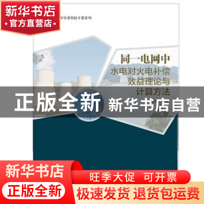 正版 同一电网中水电对火电补偿效益理论与计算方法 张泽中著 中