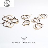 JiMi打结发圈丸子头皮筋简约小兔子星星爱心头绳弹力韩国ins头饰发饰