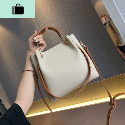 [送香包]包包女2020春新款潮韩版学生水桶包手提包单肩包斜挎包NEW LAKE女士单肩包