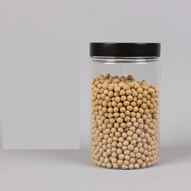 五谷杂粮收纳盒塑料瓶子透明豆子干果厨房储物储存罐密封罐-720ml圆形