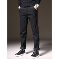 内里加绒商务休闲裤男时尚弹力修身有型男裤品质舒适商务长裤男士