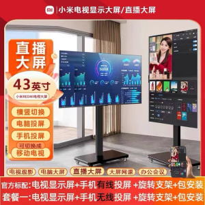 小米REDMI可移动电视机直播大屏投屏 43英寸L43RA-RAE黑色官方标配