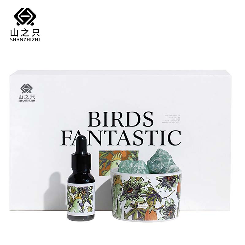 山之只 恣野·时光系列香薰礼盒套装 晶石+15ml精油 套